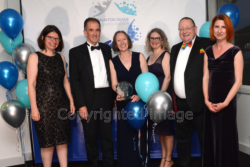 TDBA1920190627 095 
 The Taunton Deane Business Awards 2019. Creative industries award Winners Centre for Young Musicians