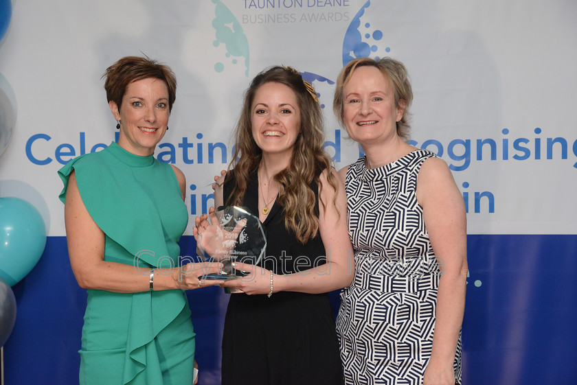 TDBA1920190627 087 
 The Taunton Deane Business Awards 2019. Family Business Winners Sparks and Daughters