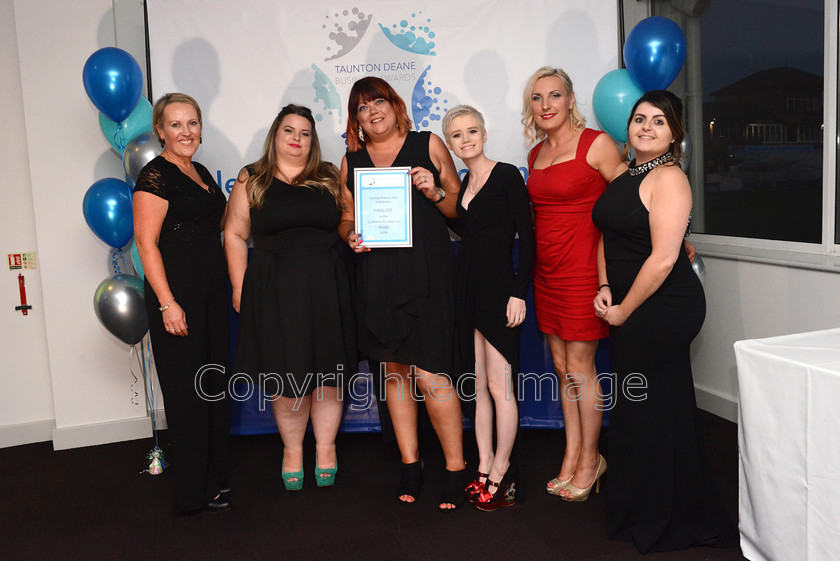 TDBA1920190627 106 
 The Taunton Deane Business Awards 2019. Customer exellence award Finalists, Yummy Mummy hair and Beauty