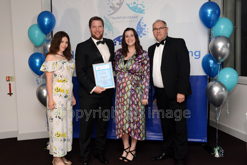 TDBA1920190627 123 
 The Taunton Deane Business Awards 2019. Business of the year finalsits, Introtweet.