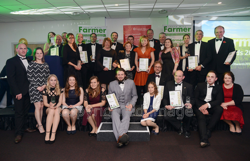 farming-awards-2017 20171102 0136 
 The South West Farmer Awards 2017 at Somerset County Cricket Club, Taunton. Pictured Award winners