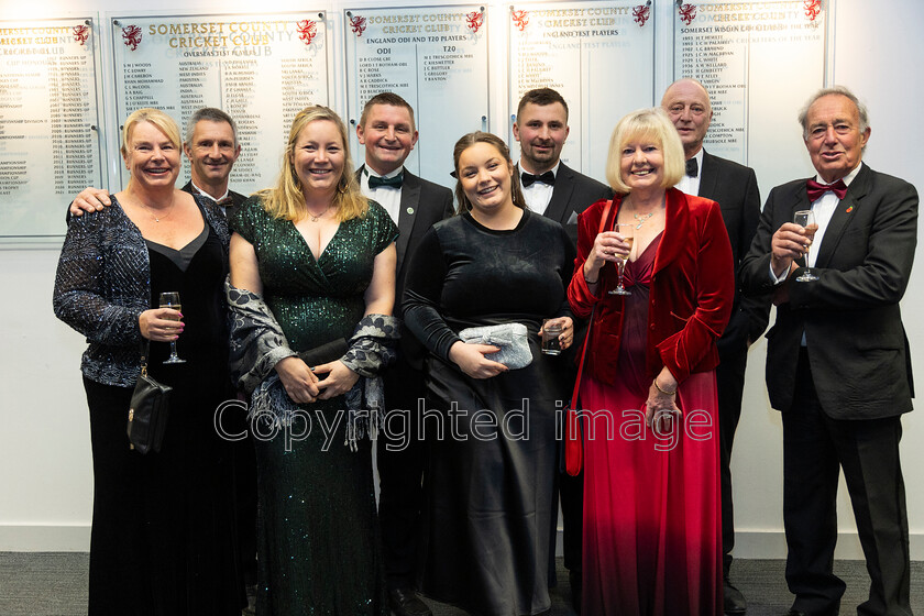 AWA 006 
 South West Farmer awards night 2023 at the Somerset County Cricket Club, Taunton The Darke family