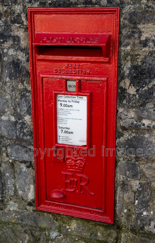 lyme-016 
 Lyme Regis and Uplyme riverside walk 
 Keywords: Lyme Regis, Uplyme, coastal town, Devon, Dorset, boarder, riverwalk, seaside, postbox, red, postbox in the wall